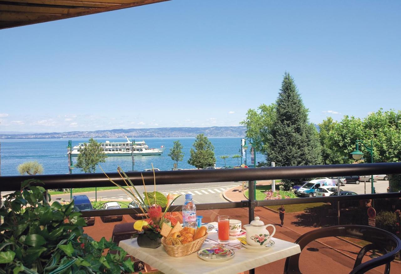 Hotel Le Littoral Evian-les-Bains Bagian luar foto